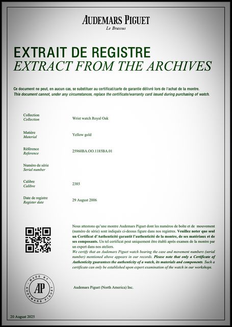 Audemars Piguet Royal Oak 25960BA.OO.1185BA.01 Image 7